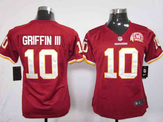 Limited Washington Red Skins Women Jersey-012