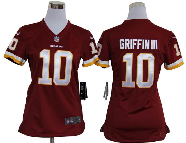 Limited Washington Red Skins Women Jersey-013