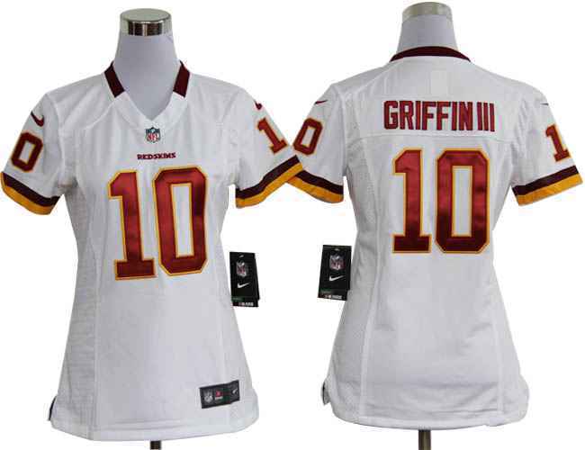 Limited Washington Red Skins Women Jersey-015