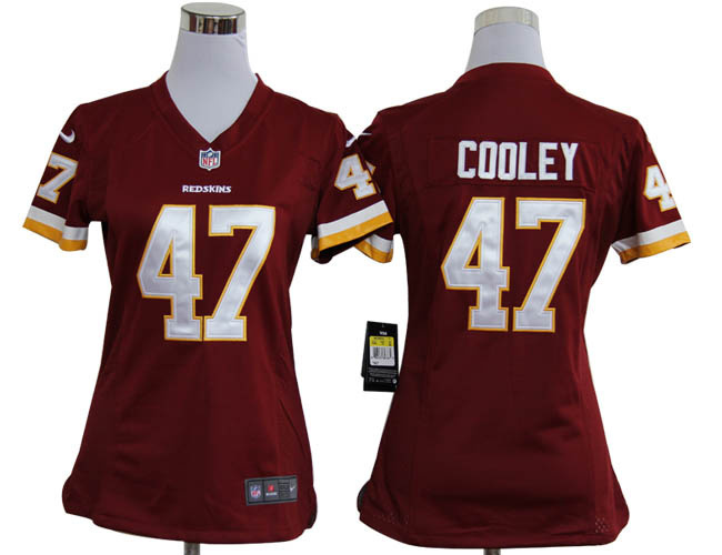 Limited Washington Red Skins Women Jersey-025