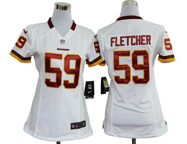 Limited Washington Red Skins Women Jersey-028