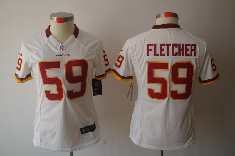 Limited Washington Red Skins Women Jersey-030