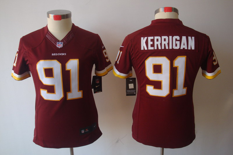 Limited Washington Red Skins Women Jersey-032