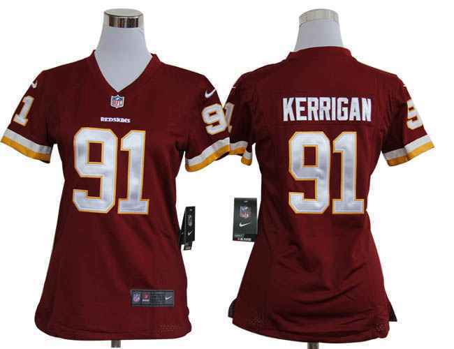 Limited Washington Red Skins Women Jersey-034