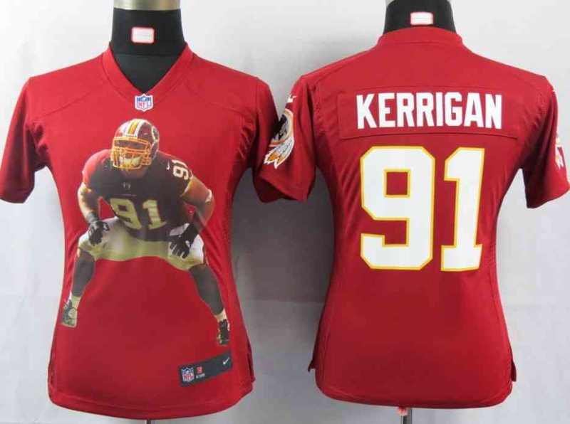 Limited Washington Red Skins Women Jersey-035