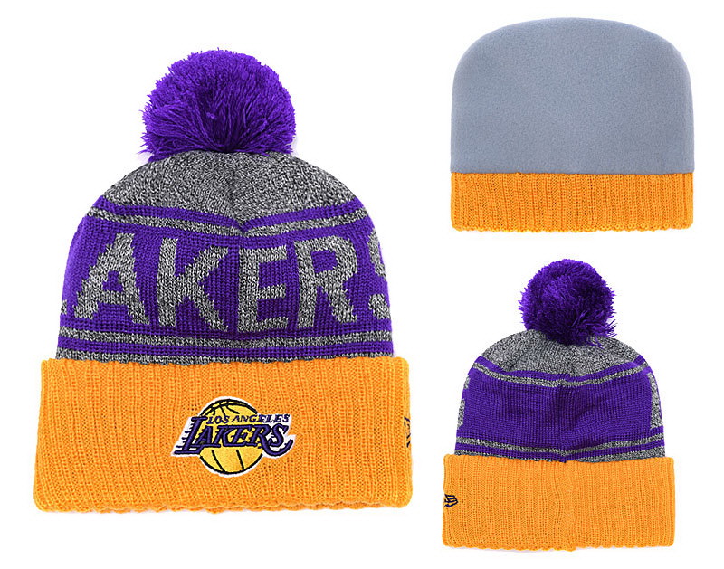 Los Angeles Lakers Beanies-008