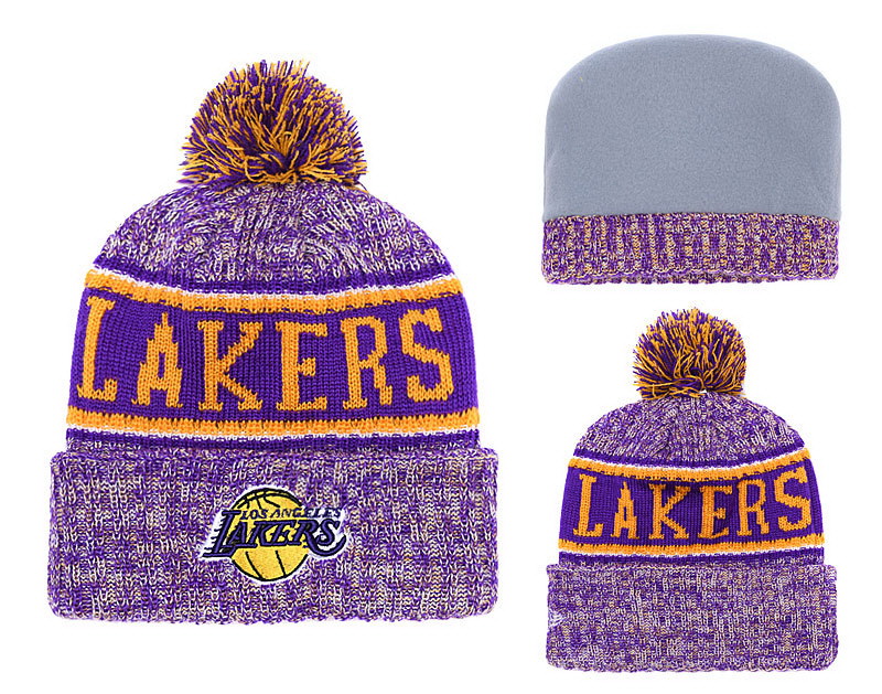 Los Angeles Lakers Beanies-010