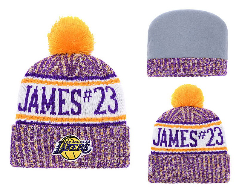 Los Angeles Lakers Beanies-011