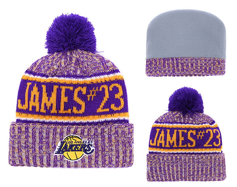 Los Angeles Lakers Beanies-012