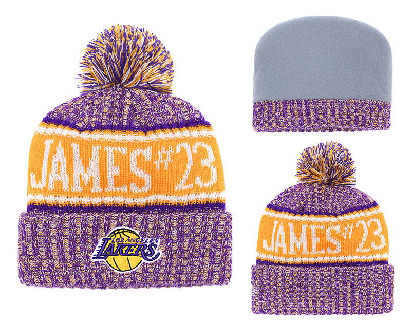 Los Angeles Lakers Beanies-013