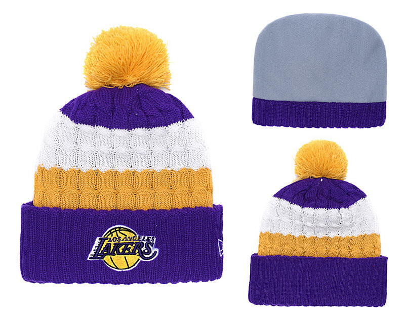 Los Angeles Lakers Beanies-015