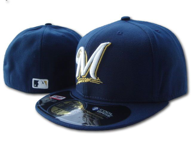 Milwaukee Brewers Fitted Hats-002