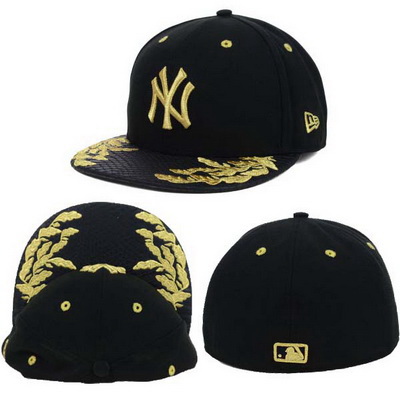 New york yankees Fitted Hats-051