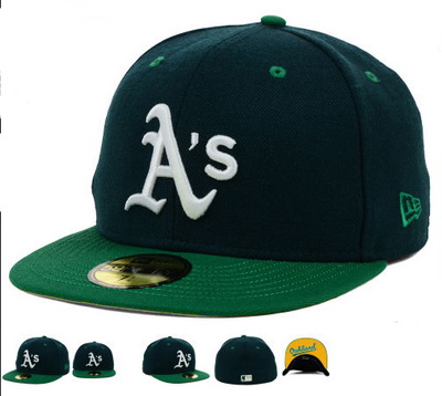 Oakland Athletics Fitted Hats-002