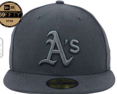 Oakland Athletics Fitted Hats-009