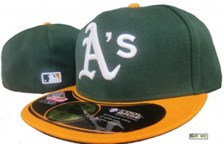 Oakland Athletics Fitted Hats-011