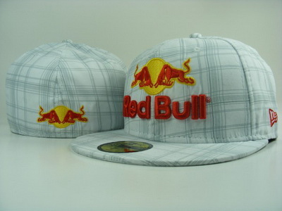 Red Bull Fitted Hats-035