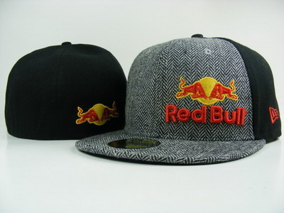 Red Bull Fitted Hats-039