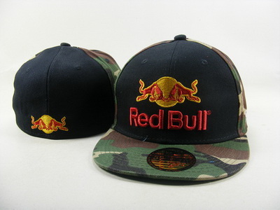 Red Bull Fitted Hats-048