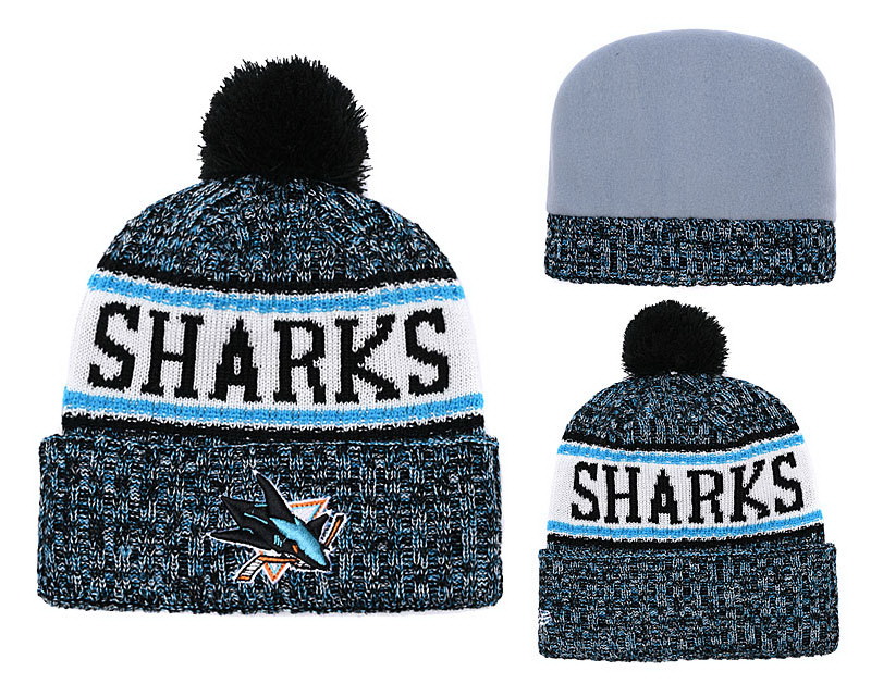 San Jose Sharks Beanies-003