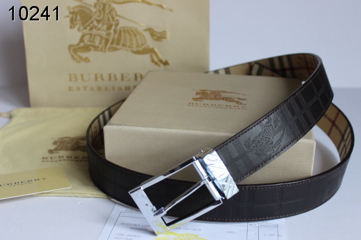 Super Perfect Quality Burberry Belts(100% Genuine Leather,steel buckle)-004