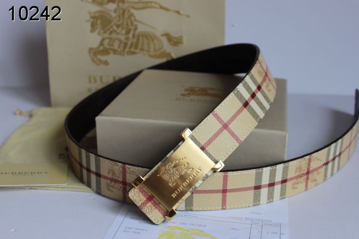 Super Perfect Quality Burberry Belts(100% Genuine Leather,steel buckle)-005