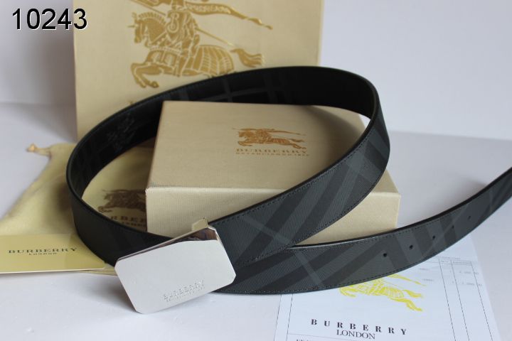 Super Perfect Quality Burberry Belts(100% Genuine Leather,steel buckle)-006