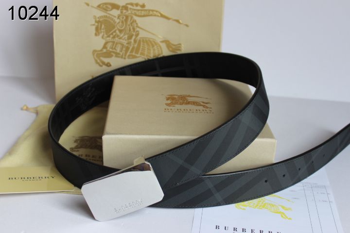 Super Perfect Quality Burberry Belts(100% Genuine Leather,steel buckle)-007