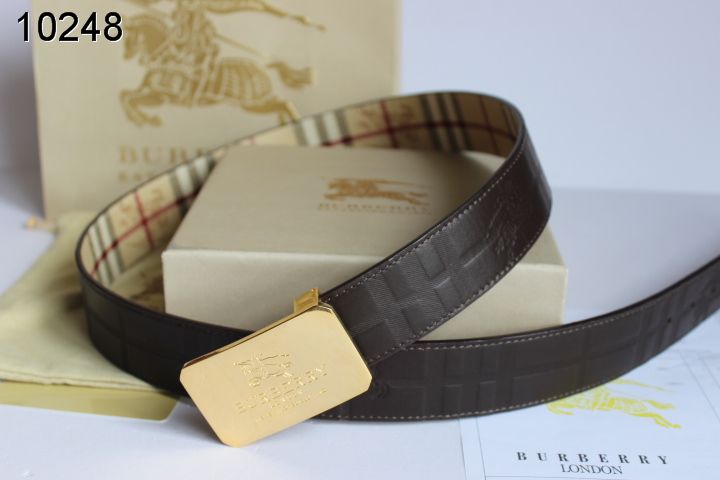 Super Perfect Quality Burberry Belts(100% Genuine Leather,steel buckle)-011