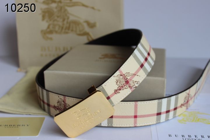 Super Perfect Quality Burberry Belts(100% Genuine Leather,steel buckle)-013