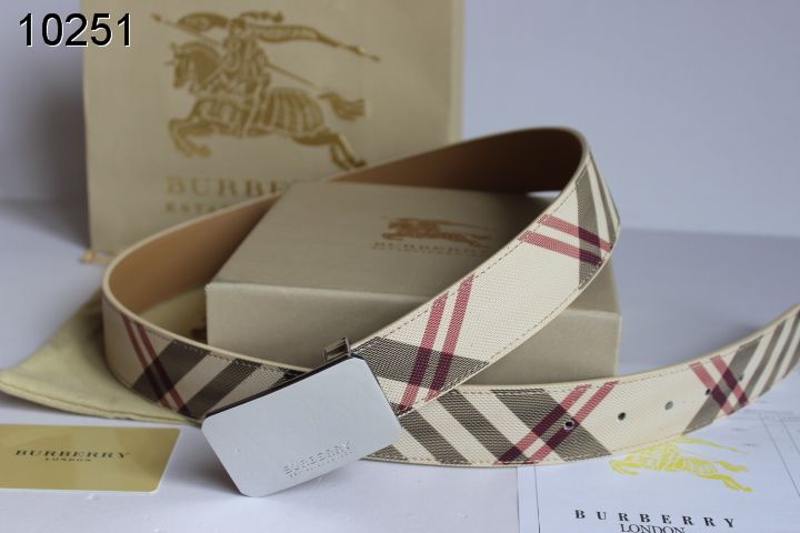 Super Perfect Quality Burberry Belts(100% Genuine Leather,steel buckle)-014