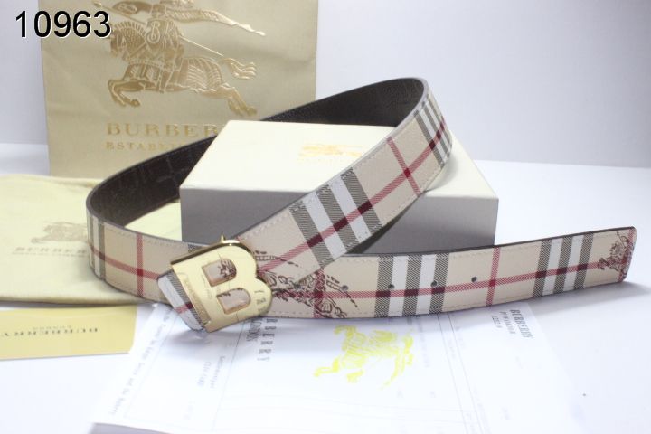 Super Perfect Quality Burberry Belts(100% Genuine Leather,steel buckle)-016