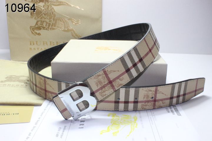 Super Perfect Quality Burberry Belts(100% Genuine Leather,steel buckle)-017