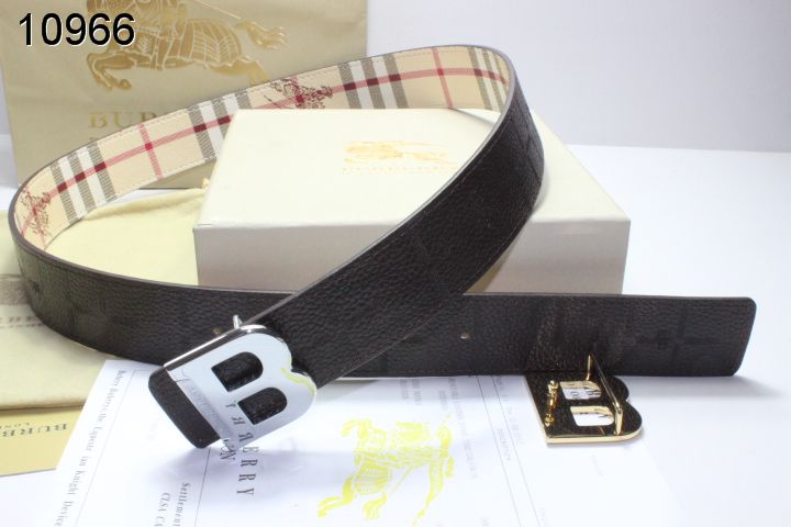 Super Perfect Quality Burberry Belts(100% Genuine Leather,steel buckle)-019