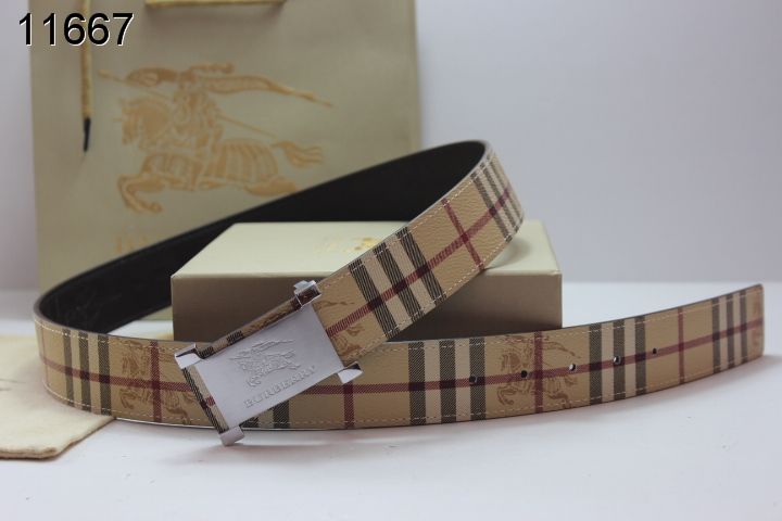 Super Perfect Quality Burberry Belts(100% Genuine Leather,steel buckle)-032