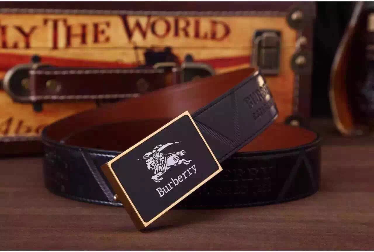 Super Perfect Quality Burberry Belts(100% Genuine Leather,steel buckle)-038