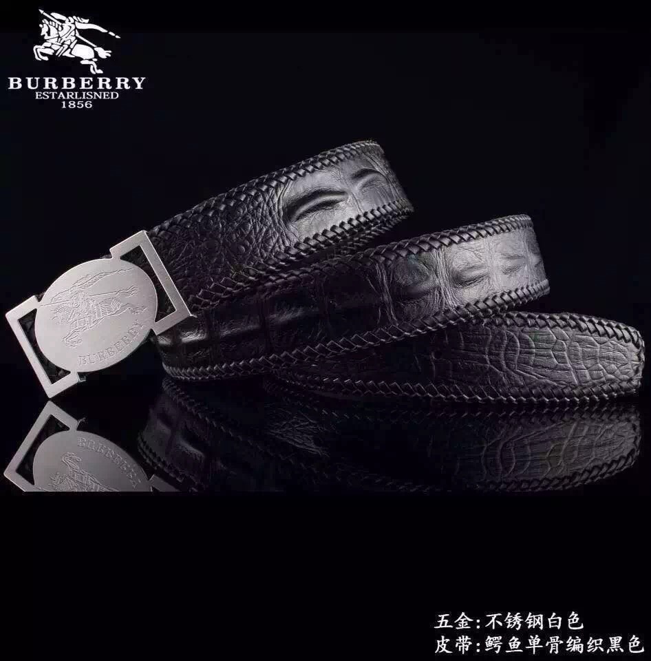 Super Perfect Quality Burberry Belts(100% Genuine Leather,steel buckle)-064