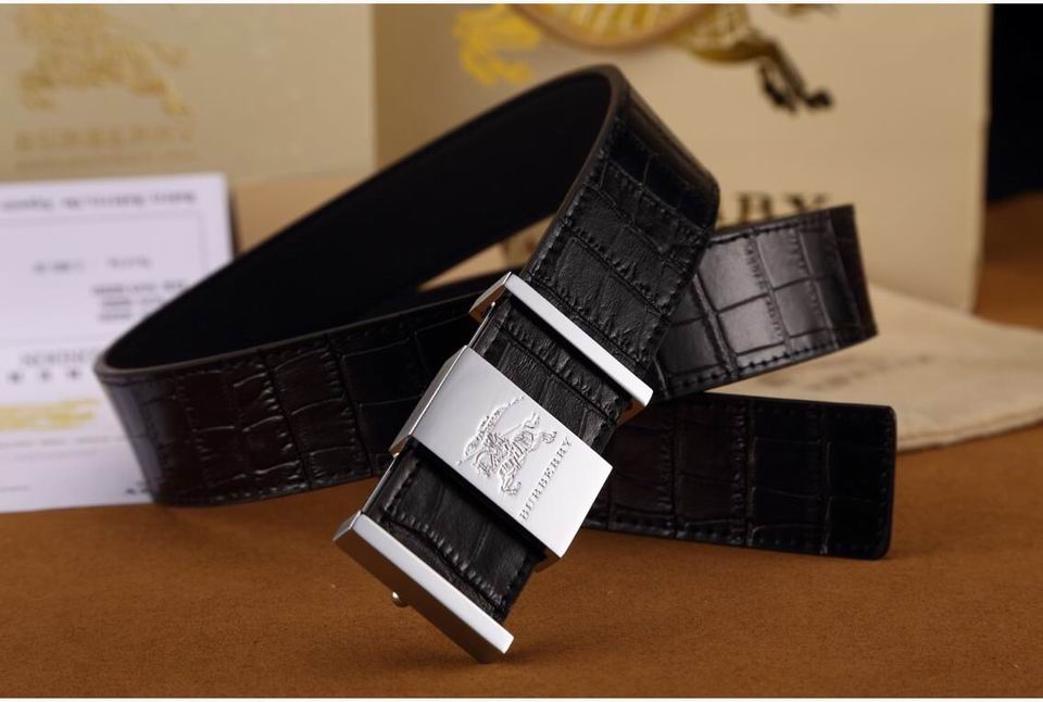 Super Perfect Quality Burberry Belts(100% Genuine Leather,steel buckle)-096