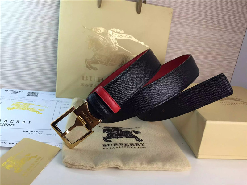 Super Perfect Quality Burberry Belts(100% Genuine Leather,steel buckle)-104