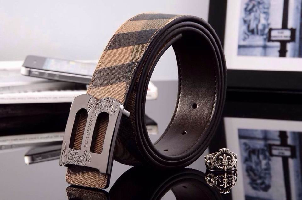 Super Perfect Quality Burberry Belts(100% Genuine Leather,steel buckle)-125