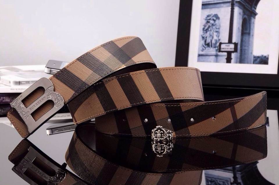 Super Perfect Quality Burberry Belts(100% Genuine Leather,steel buckle)-127