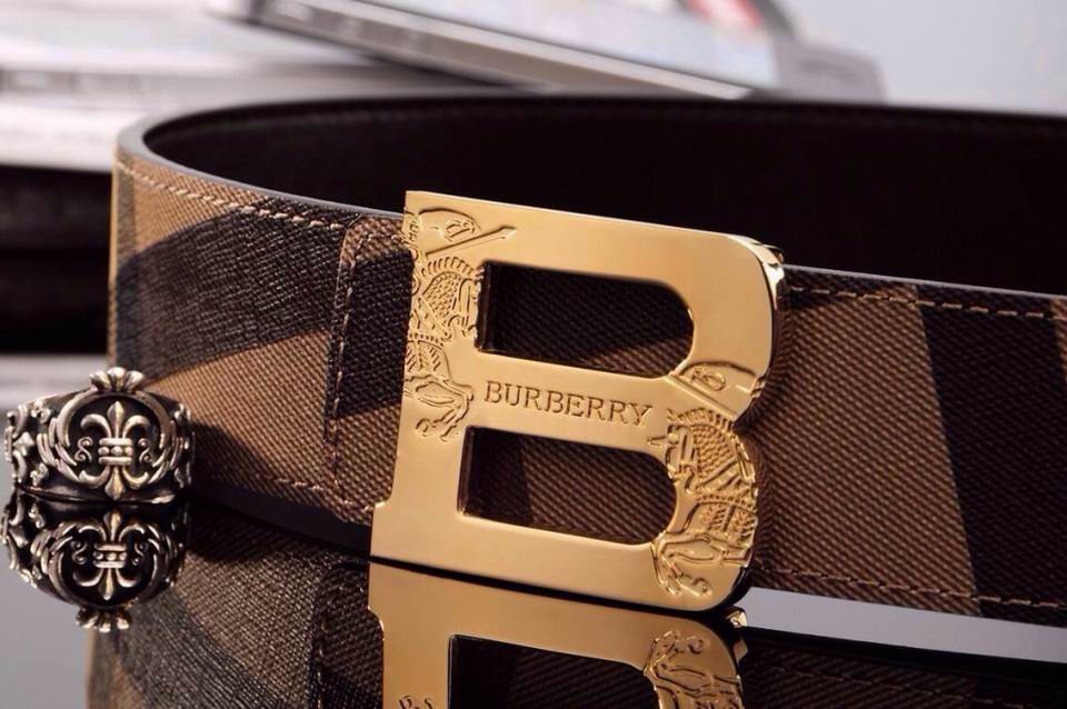 Super Perfect Quality Burberry Belts(100% Genuine Leather,steel buckle)-129