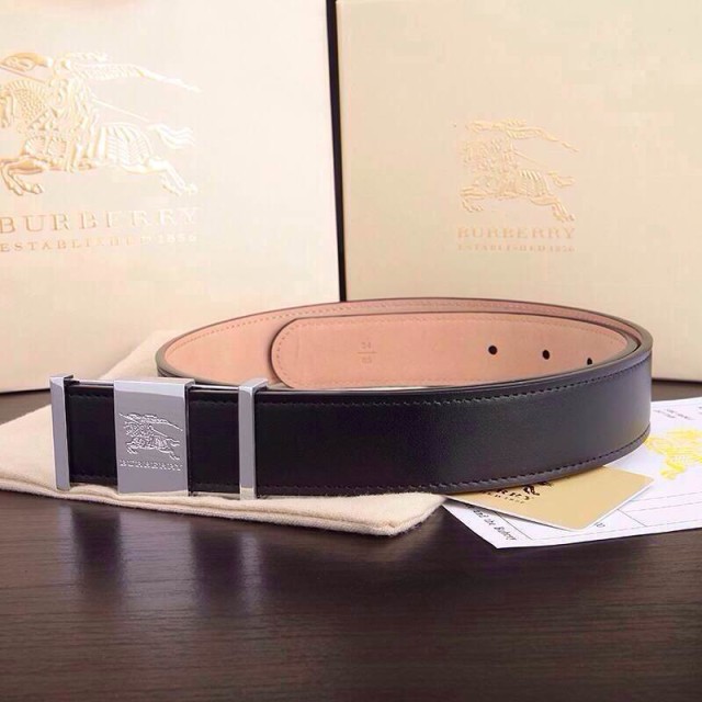 Super Perfect Quality Burberry Belts(100% Genuine Leather,steel buckle)-133