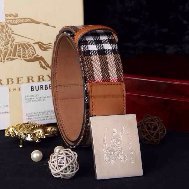 Super Perfect Quality Burberry Belts(100% Genuine Leather,steel buckle)-142