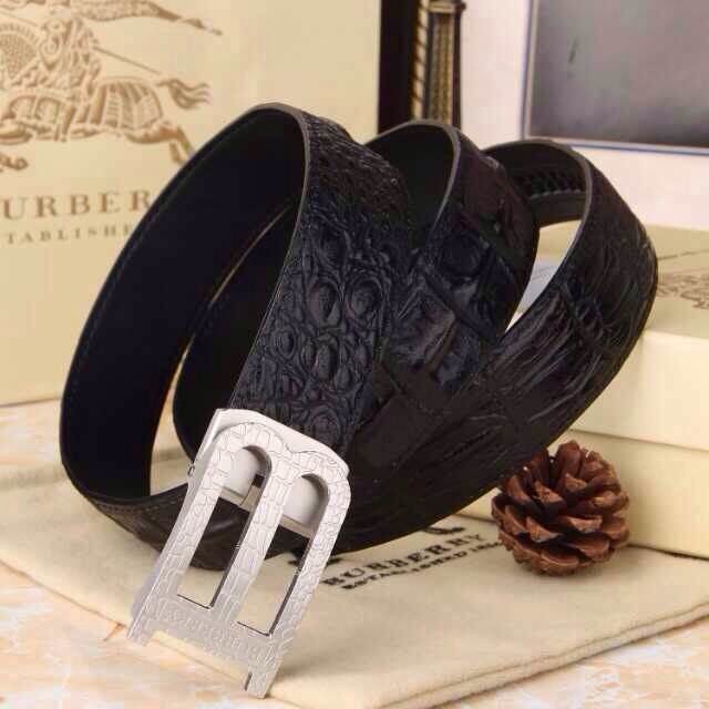 Super Perfect Quality Burberry Belts(100% Genuine Leather,steel buckle)-203