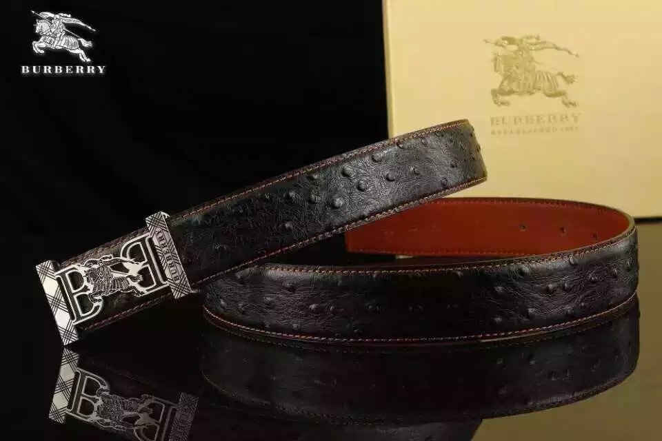 Super Perfect Quality Burberry Belts(100% Genuine Leather,steel buckle)-258