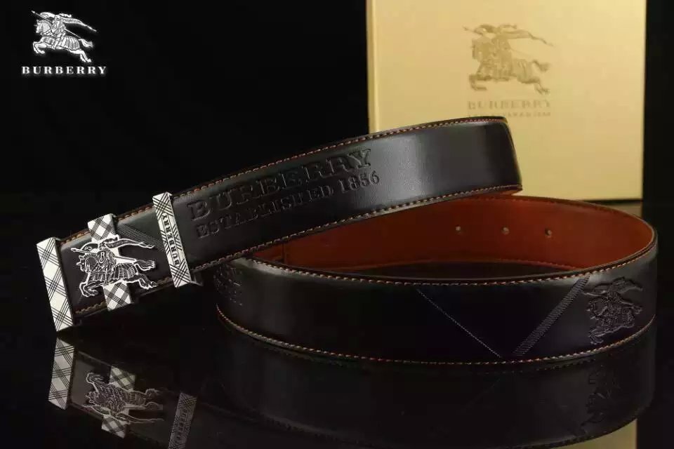 Super Perfect Quality Burberry Belts(100% Genuine Leather,steel buckle)-268