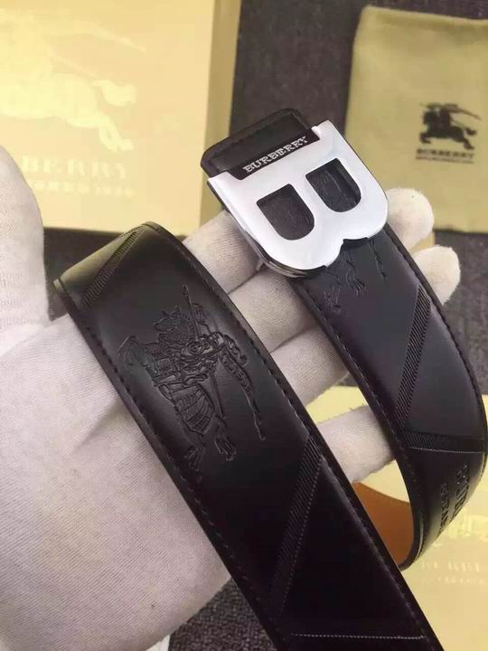 Super Perfect Quality Burberry Belts(100% Genuine Leather,steel buckle)-298