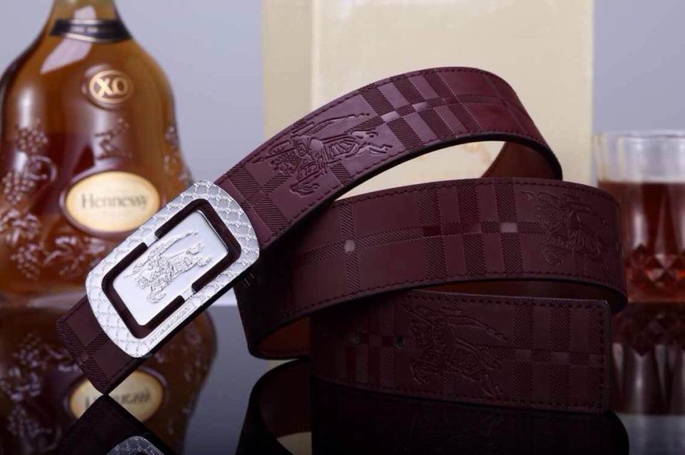 Super Perfect Quality Burberry Belts(100% Genuine Leather,steel buckle)-313