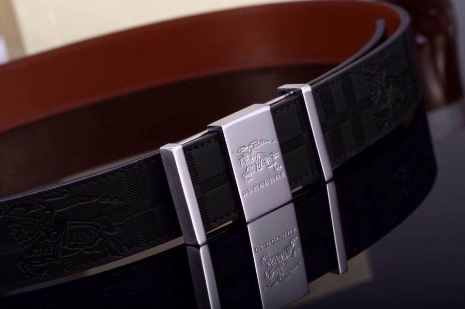 Super Perfect Quality Burberry Belts(100% Genuine Leather,steel buckle)-347